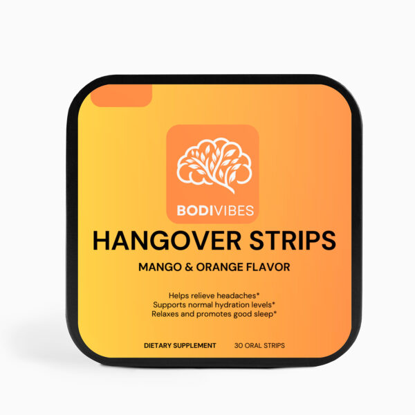 Bodi Vibes Oral Hangover Strips Mango & Orange Flavor